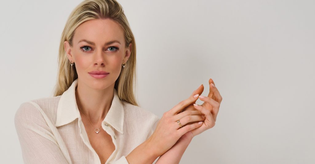 18 kt gouden juwelen Dulci nea met natuurlijke briljant