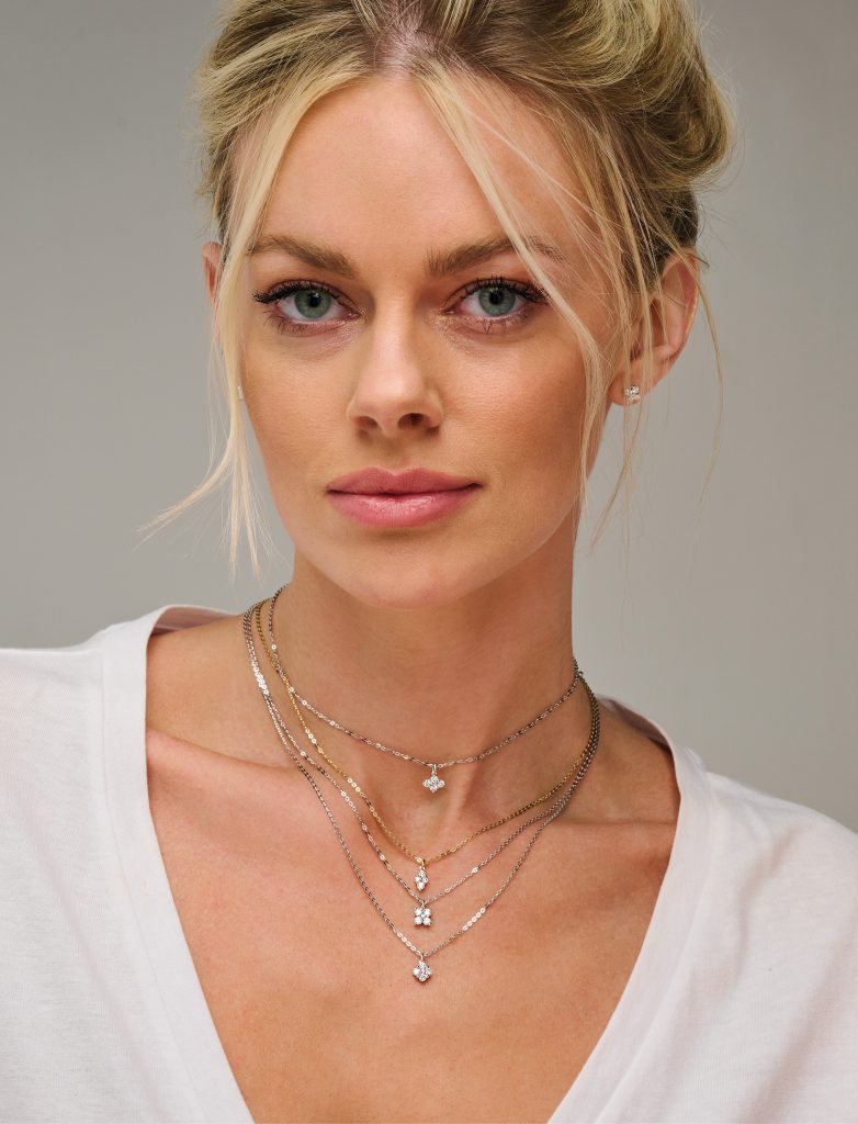 18 kt gouden juwelen Dulci nea met natuurlijke briljant